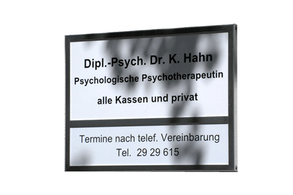 Praxisschilder